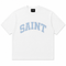Saint White Tee - Light Blue Patch