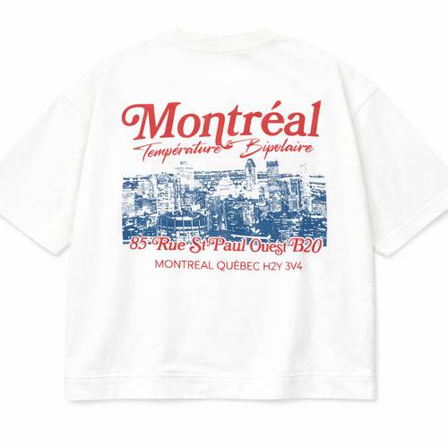 Local C'est Mieux Tee - White / Red