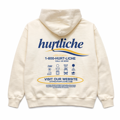 CLEAN UP HOODIE - CREAM