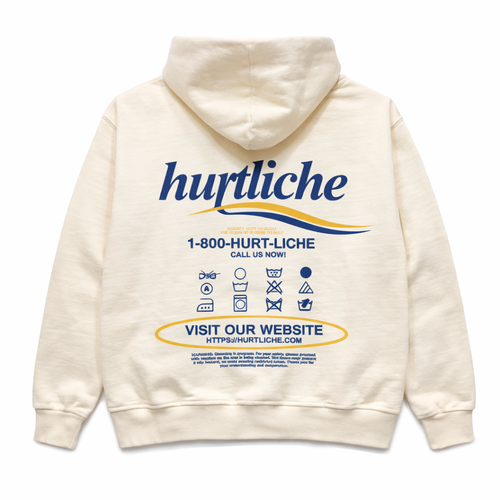 CLEAN UP HOODIE - CREAM