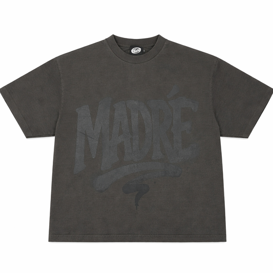 T-shirt carré - Noir/Rouge