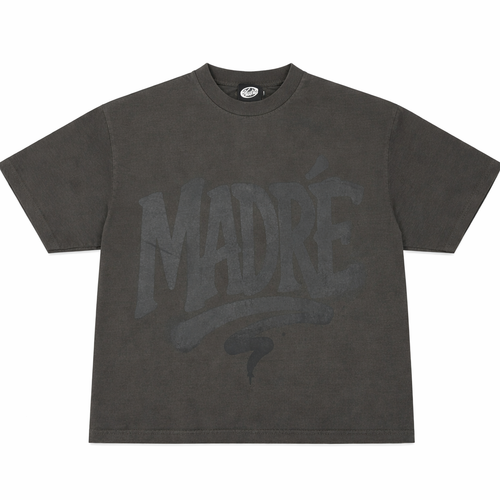 T-shirt carré - Noir/Rouge