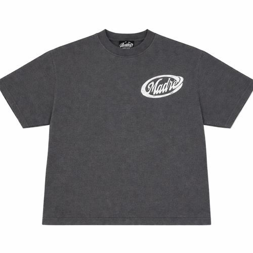 T-shirt carré - Noir/Rouge