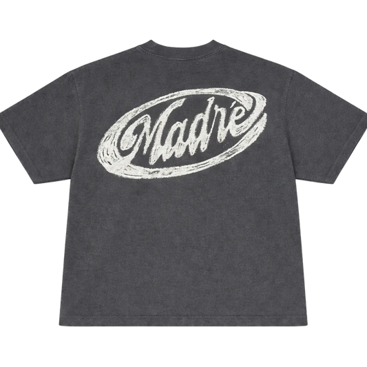 T-shirt carré - Noir/Rouge