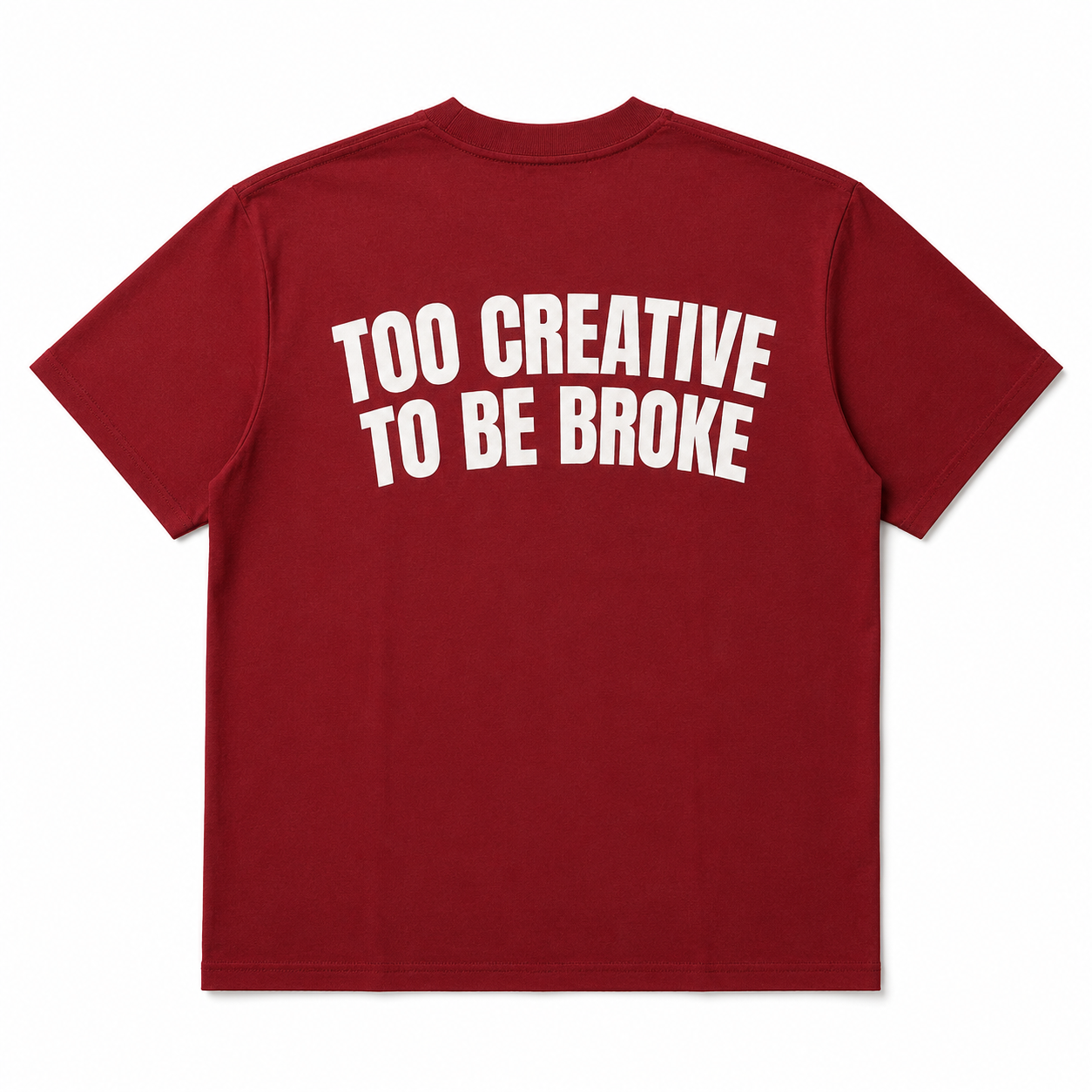 Red Wine Tee - Too Creative To Be Broke