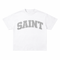 Saint White Tee - Light Grey Patch