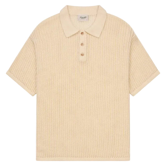 Knitted Polo - Cream