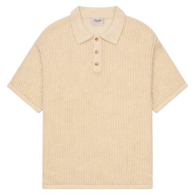 Knitted Polo - Cream