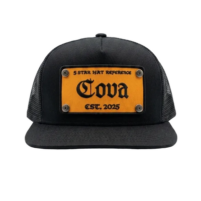Cova Hats Black Cova Trucker