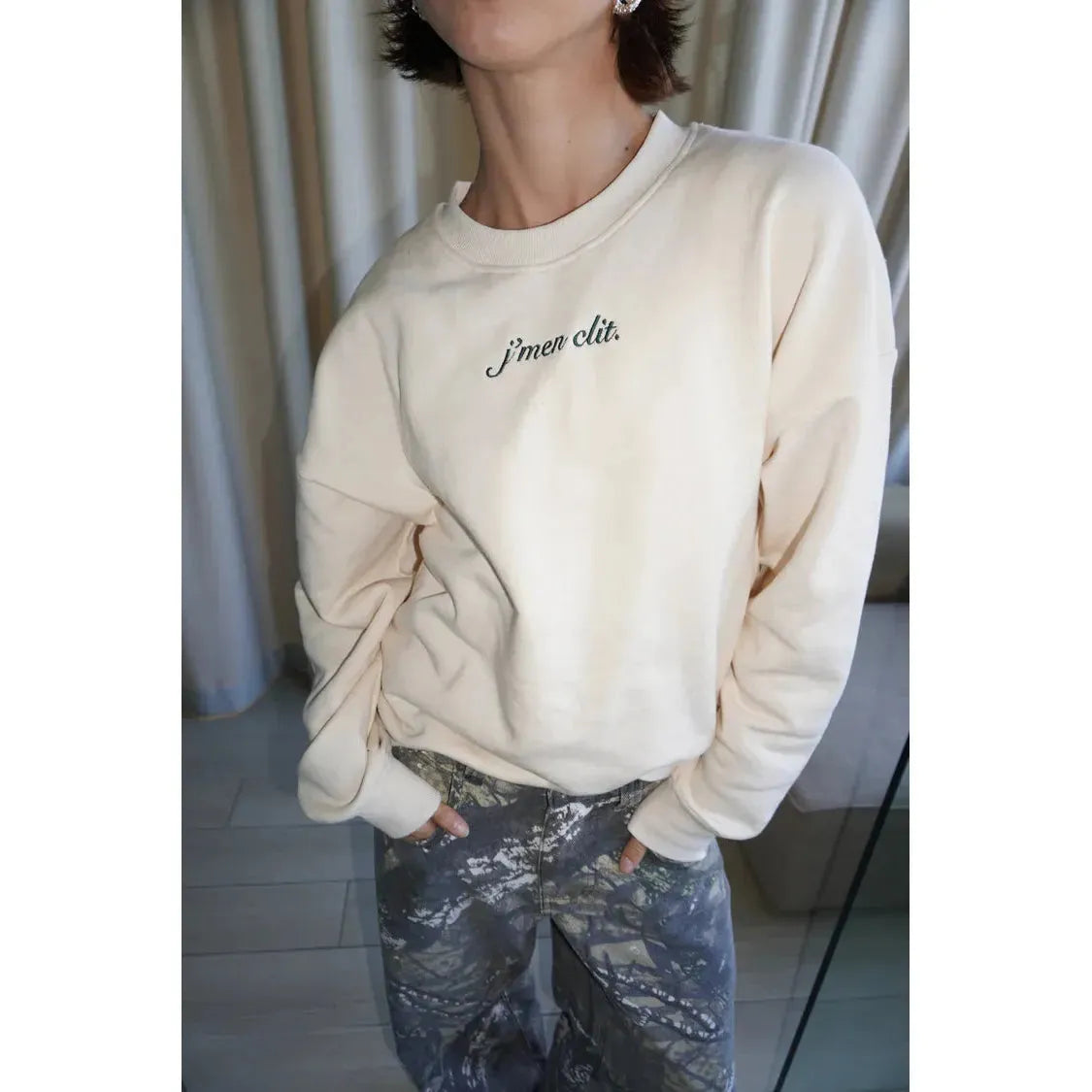 Crewneck Essentiel "J'men Clit"
