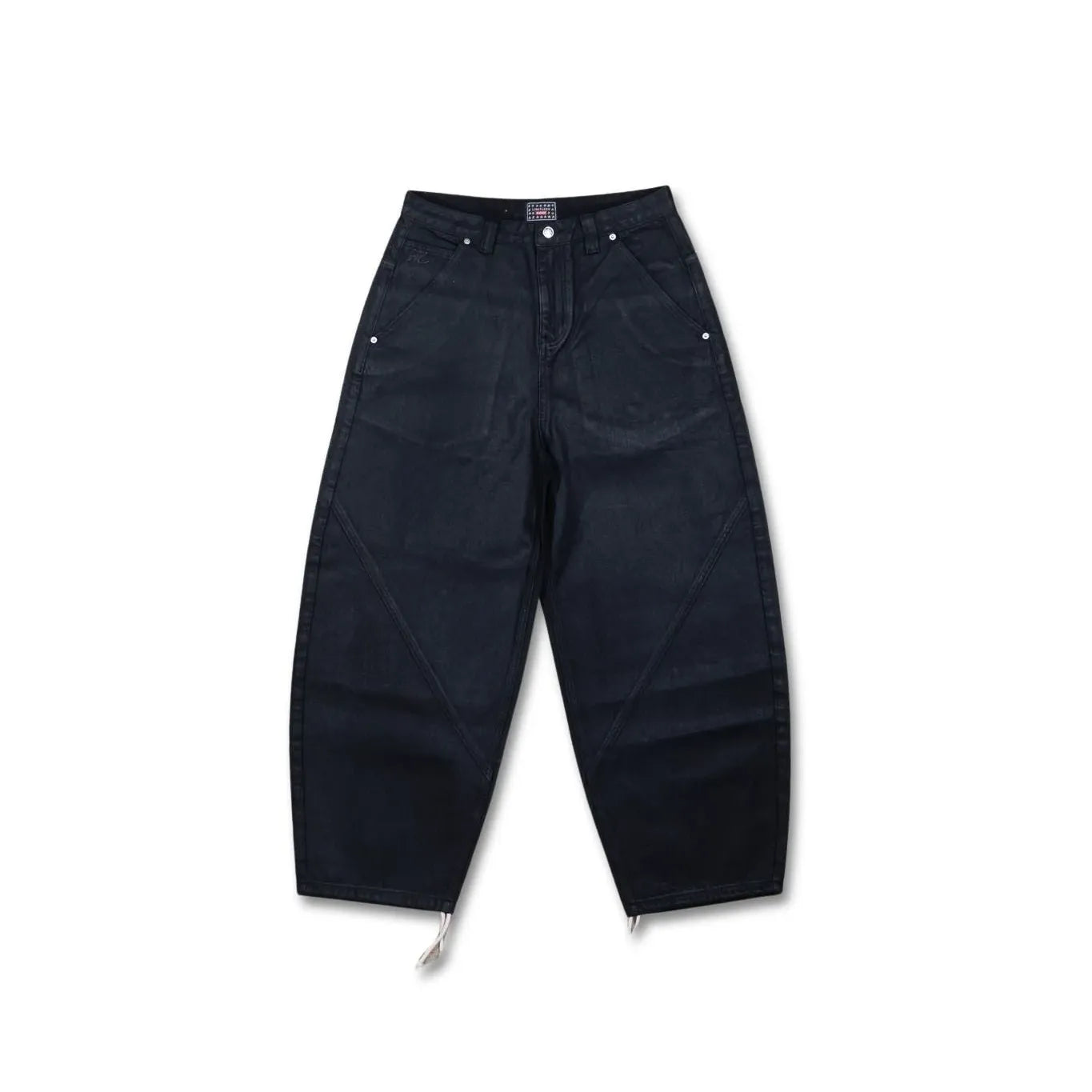 Gonepants - Black Waxed Baggy Denim