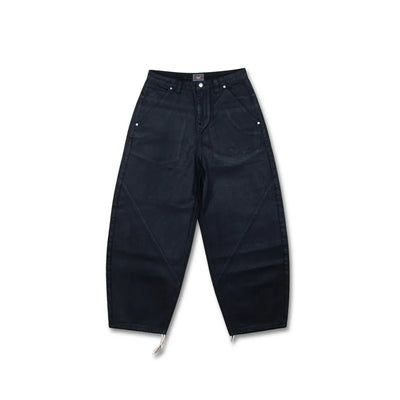 Gonepants - Black Waxed Baggy Denim