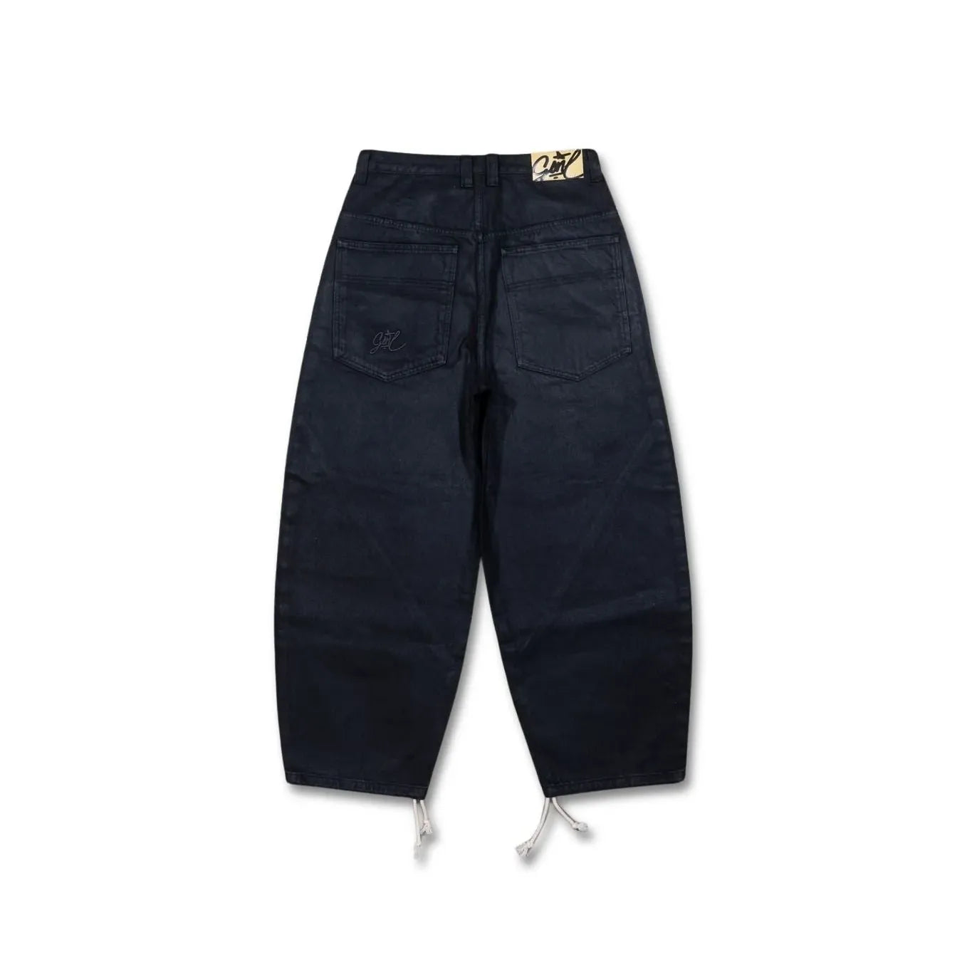 Gonepants - Black Waxed Baggy Denim