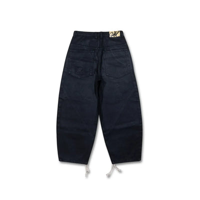Gonepants - Black Waxed Baggy Denim