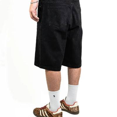 Nyxyn - HEAVY DENIM JORTS - Black
