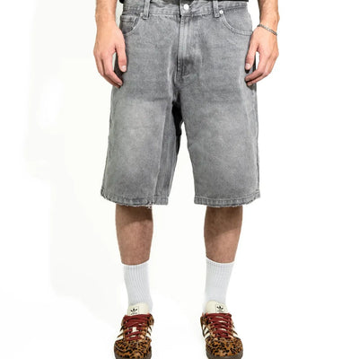 Nyxyn - HEAVY DENIM JORTS - Gray