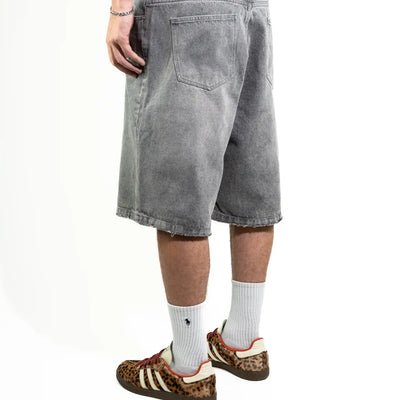 Nyxyn - HEAVY DENIM JORTS - Gray