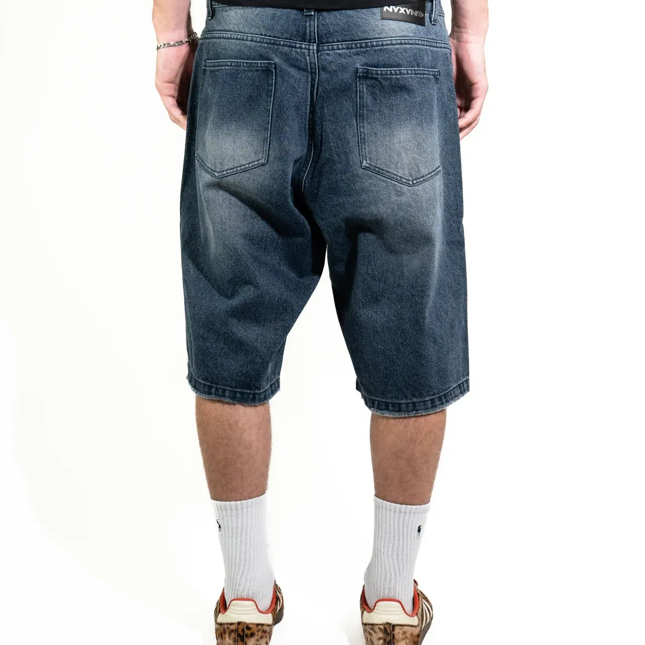 Nyxyn - HEAVY DENIM JORTS - Marine