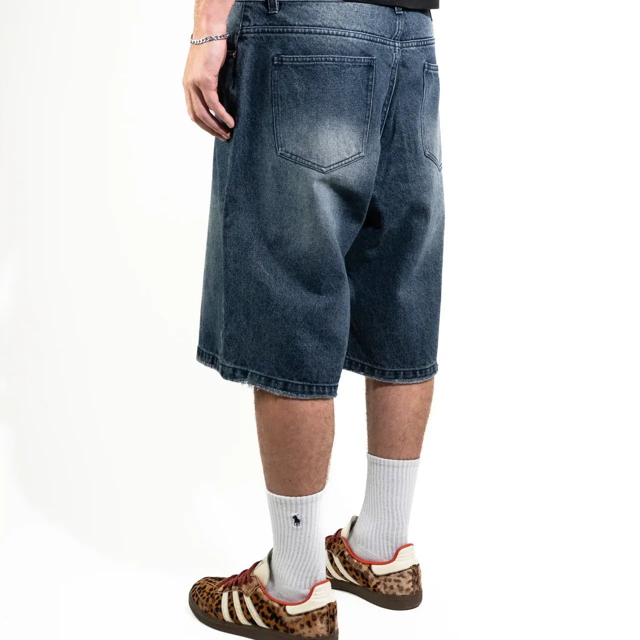 Nyxyn - HEAVY DENIM JORTS - Marine