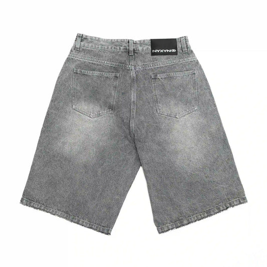 Nyxyn - HEAVY DENIM JORTS - Gray