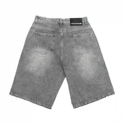 Nyxyn - HEAVY DENIM JORTS - Gray