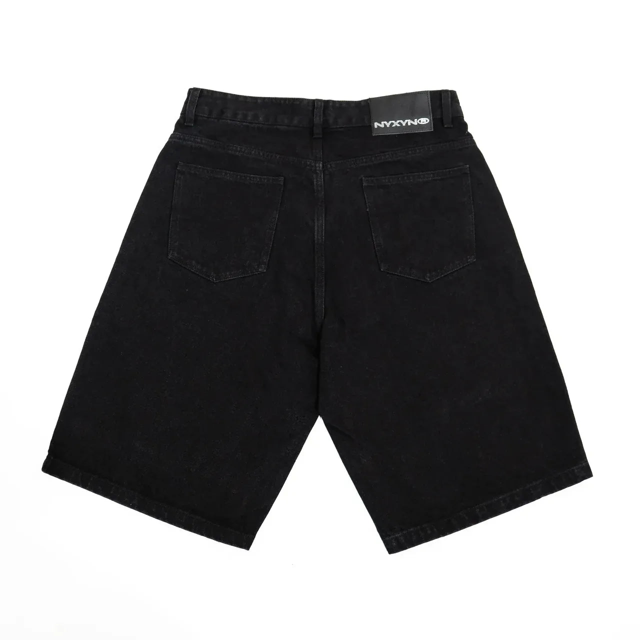Nyxyn - HEAVY DENIM JORTS - Black