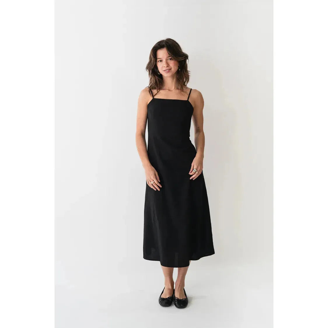 Robe Moderne Lacé Noir