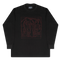 Frosted - Dusty Waffle Long Sleeves Black