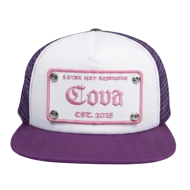 Cova Hats Purple Cova Trucker