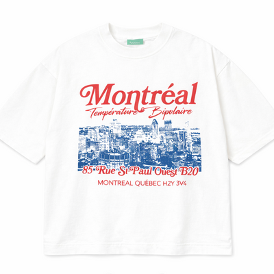Local C'est Mieux Tee - White / Red (Front)