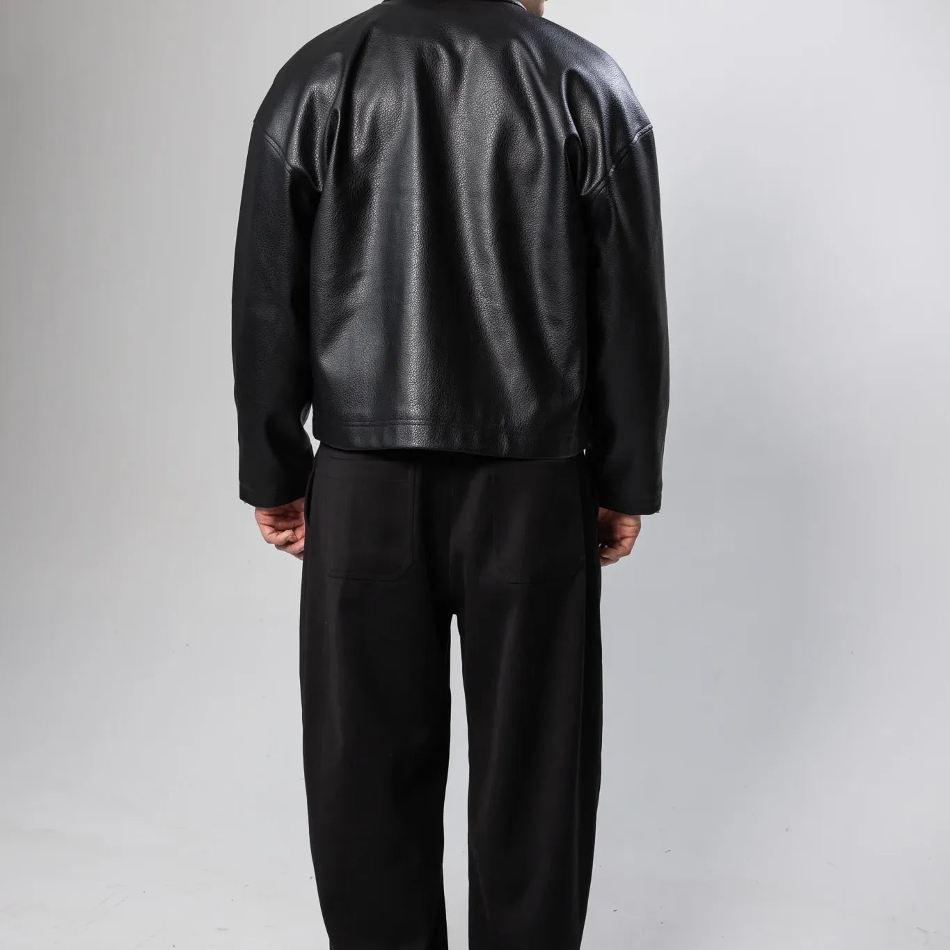 Monochrome Leather Jacket
