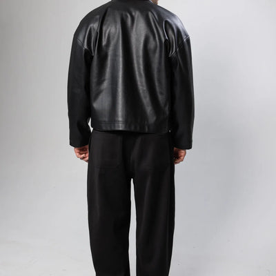 Monochrome Leather Jacket