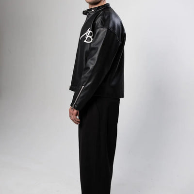 Monochrome Leather Jacket