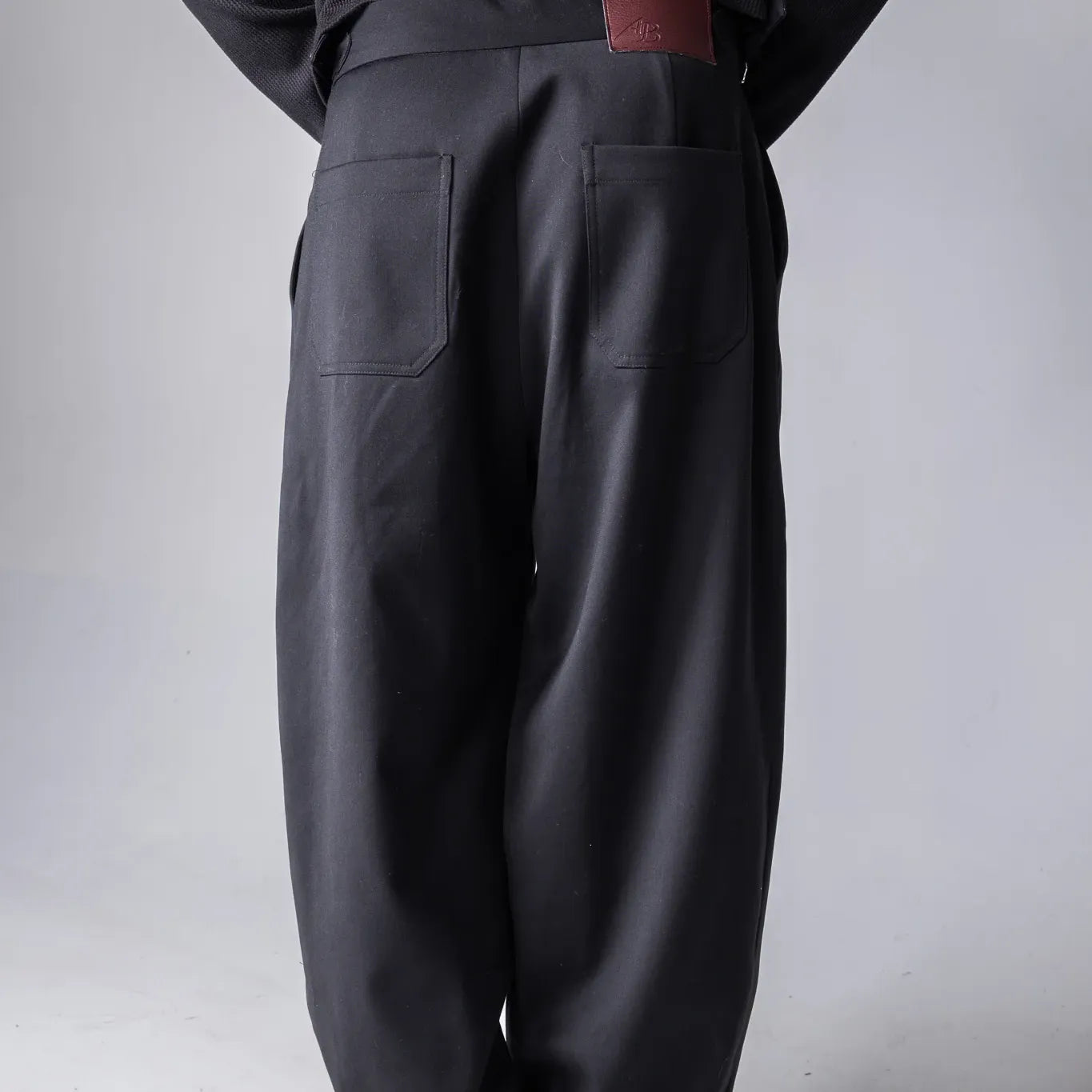 Monochrome Pleated Pants