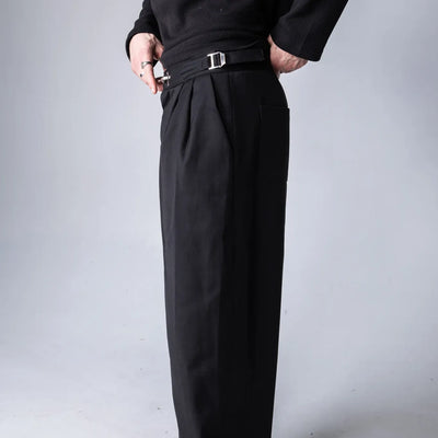 Monochrome Pleated Pants
