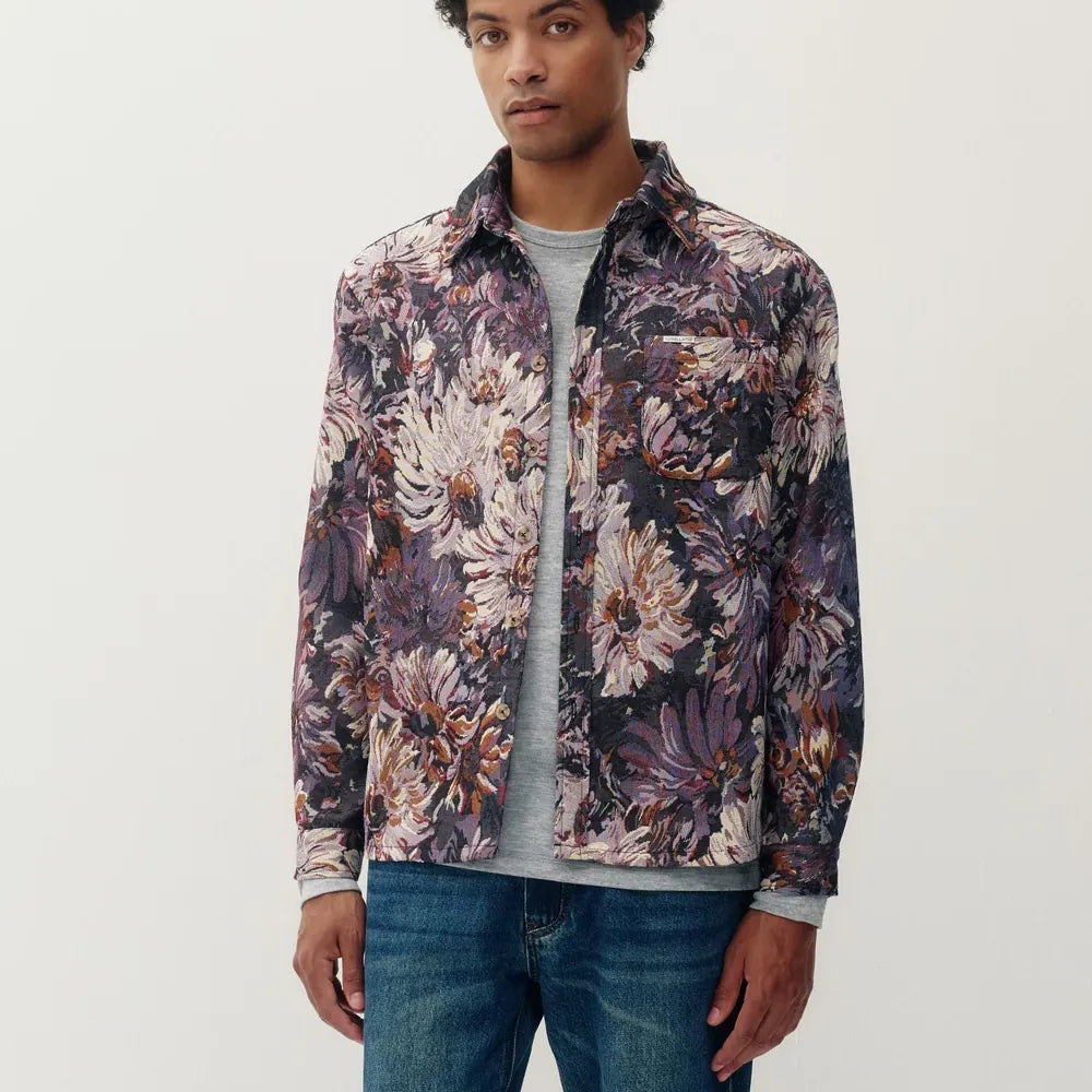 Floral Tapestry Shirt FW26 - Purple