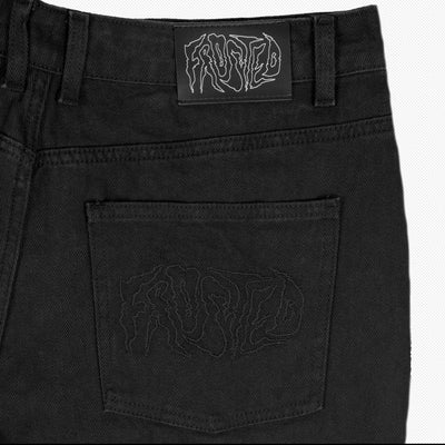 Frosted - Wavy Shorts Black / Navy