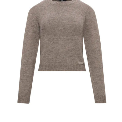 Elite Knit - Fitted Long Sleeve Pull - Taupe Mix