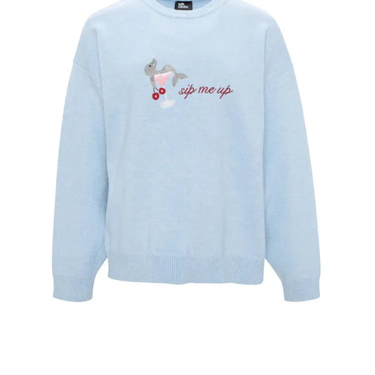 Pull Chéri Martini - Bleu Poudre