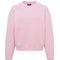 Pull ras du cou rose