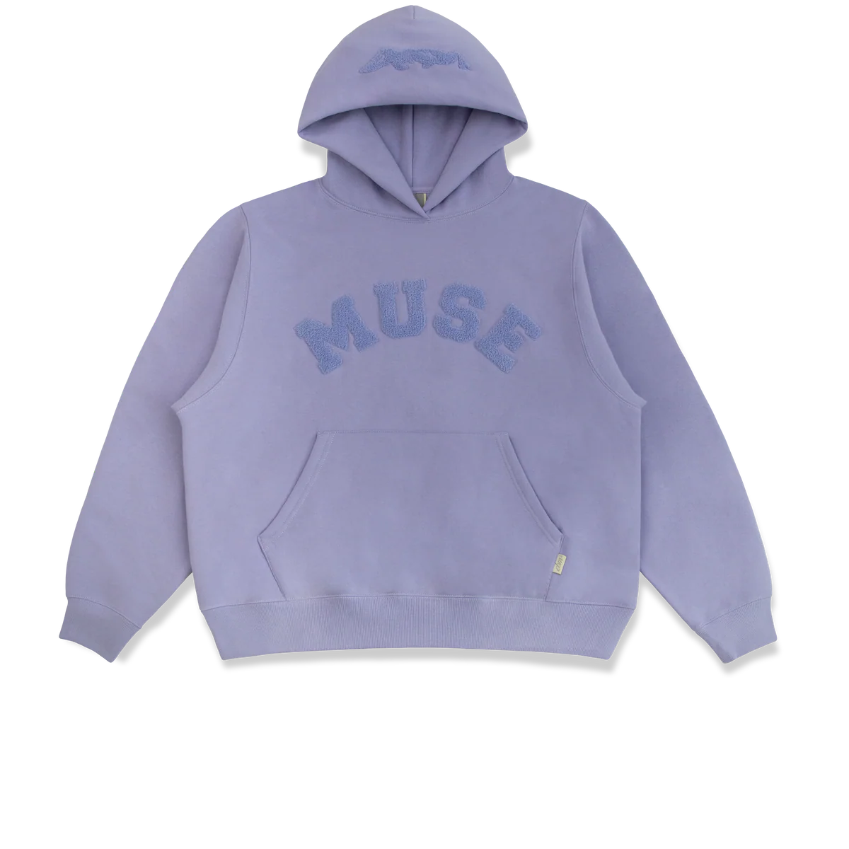 Sweat à capuche en chenille épaisse - Lilas français