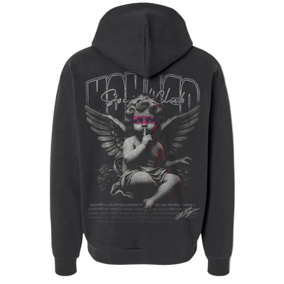 MONACO HUSH ANGEL HOODIE – GEN1 BLACK