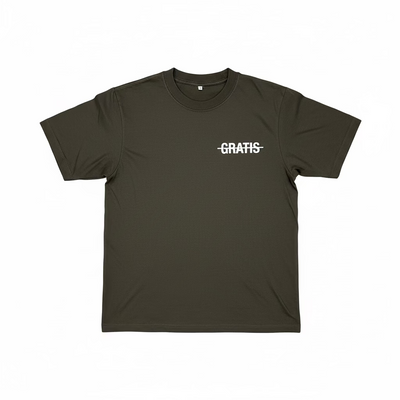 Gratis “LA VIE GRATIS” dark grey Tee