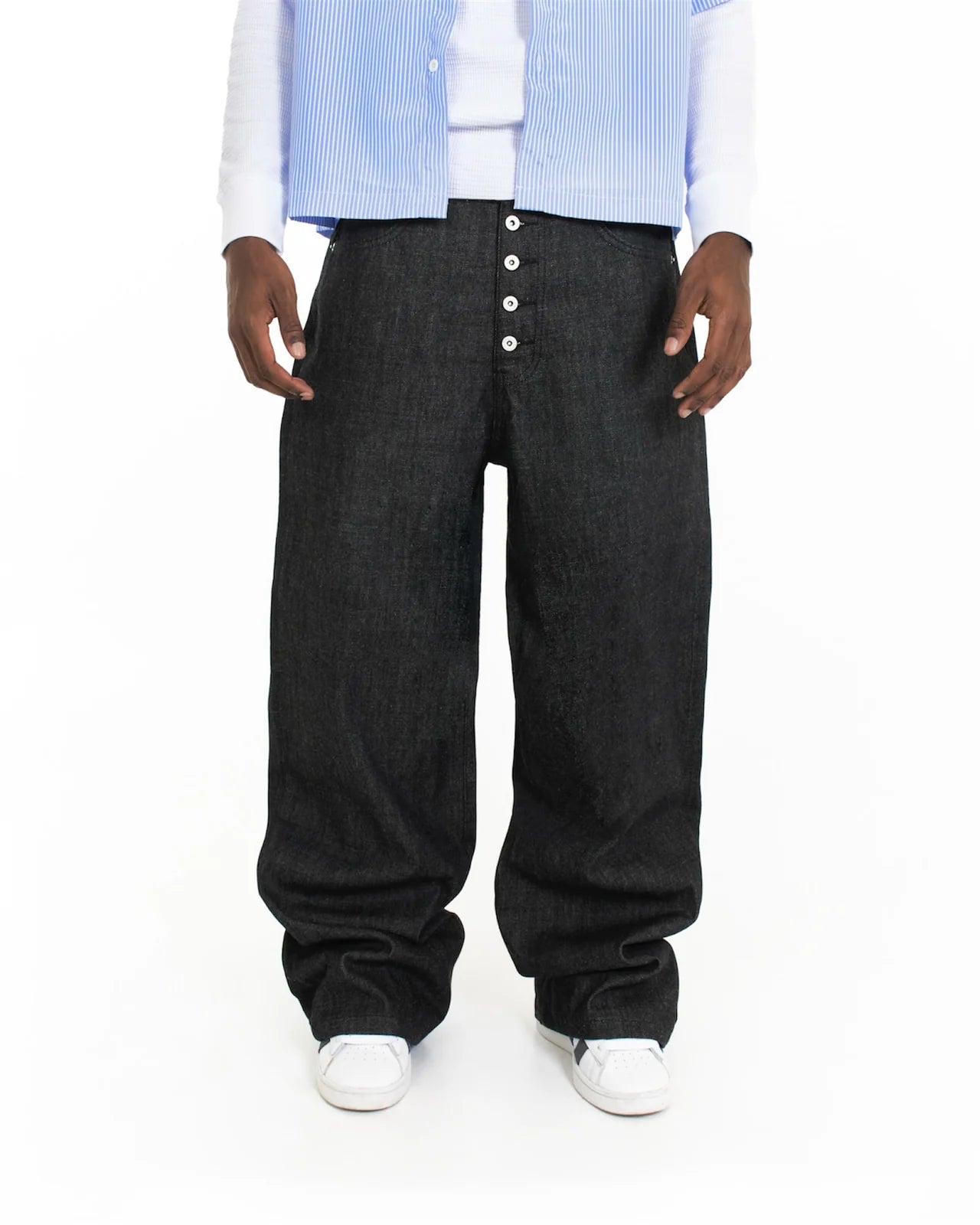 NYXYN - RAW DENIM JEANS - BLACK