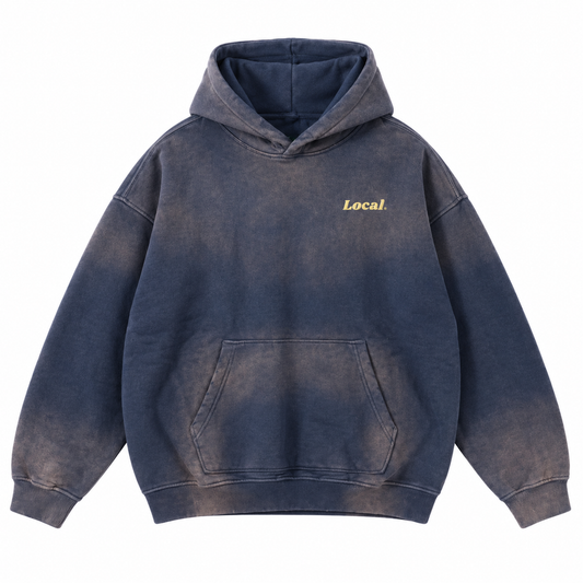 Local - Sun Fade Hoodie - Blue
