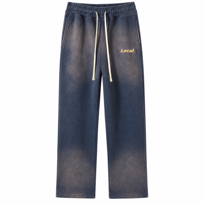Local - Sun Fade Sweat Pants - Blue