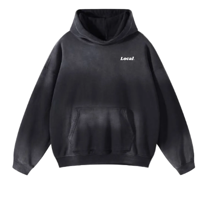 Local - Sun Fade Hoodie - Black