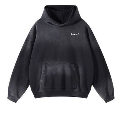 Sweat à capuche Local Sun Fade Noir