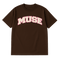 Muse Tee OG Patch logo marron crème