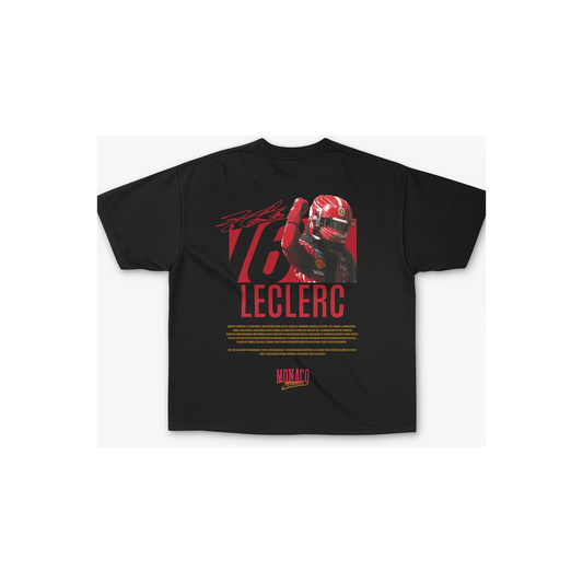 CHARLES LECLERC RACING TEE - GEN2 BLACK
